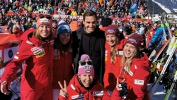 LTDS - Les skieuses suisses sont largement fêtées depuis leur retour des JO