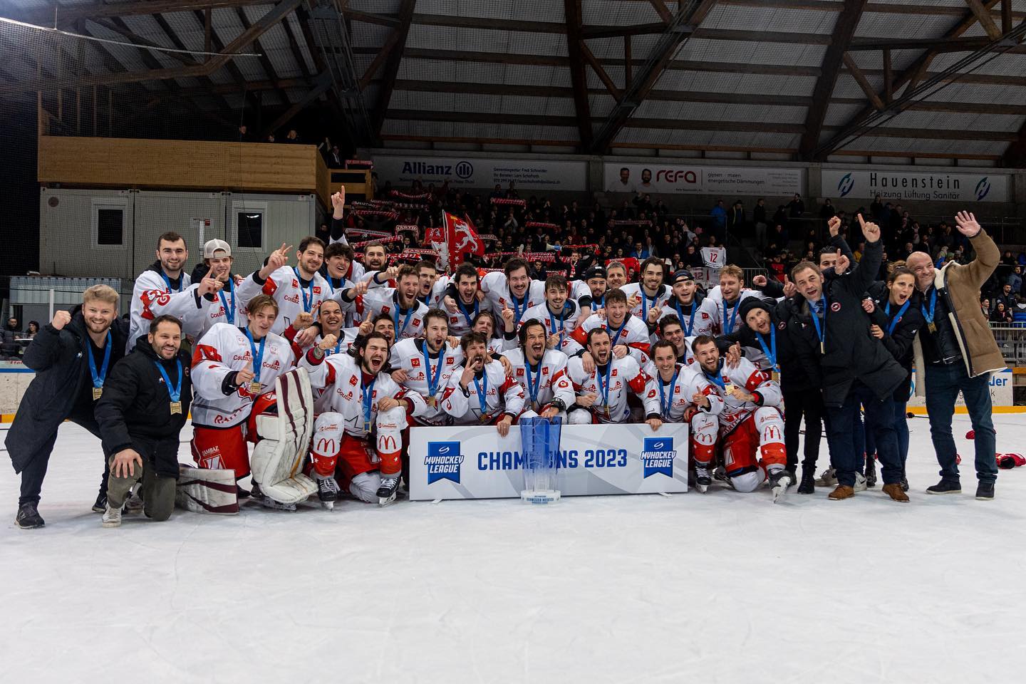 Hockey sur glace: Le HCV Martigny décroche le titre de troisième division 