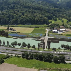 Le barrage au fil de l'eau entre Massongex et Bex devrait connaître l'entame de son chantier en 2026