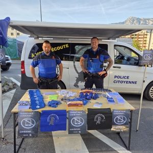 La Police du Chablais vaudois rencontre régulièrement la population qu'elle côtoie