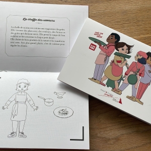 Valais: des carnets de coloriage qui s'animent pour présenter les métiers de l'hôtellerie et de restauration aux enfants