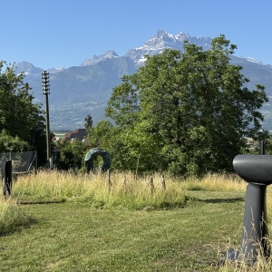 Ollon inaugure un parc de sculptures de l'artiste Boyard André Raboud