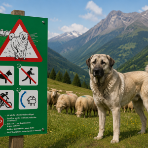 Presque tous les chiens de protection du Valais sont équipés d'un collier GPS