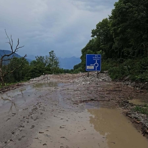 Intempéries: la route cantonale entre le Bouveret et les Evouettes toujours fermée, après une seconde coulée de boue
