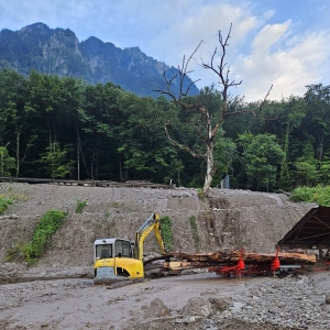 Port-Valais: la route reste fermée au moins jusqu'à jeudi soir