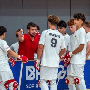 Rink-hockey: la Suisse U17 et leur coach montreusien se sont hissés dans le dernier carré continental