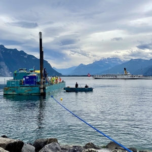 100 km de câble internet ultra rapide relie Villeneuve à Genève
